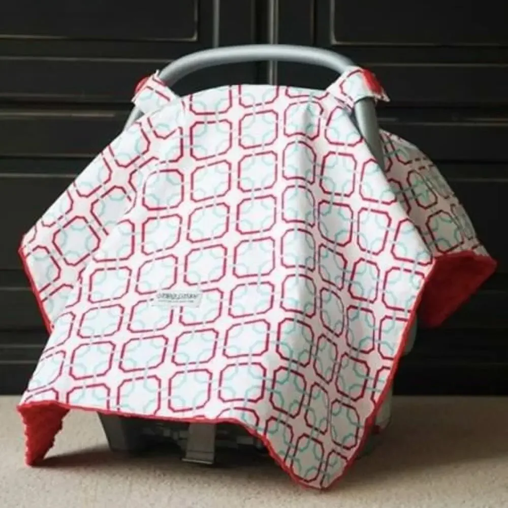 Infant Car seat Tyler Canopy Geometric Red
